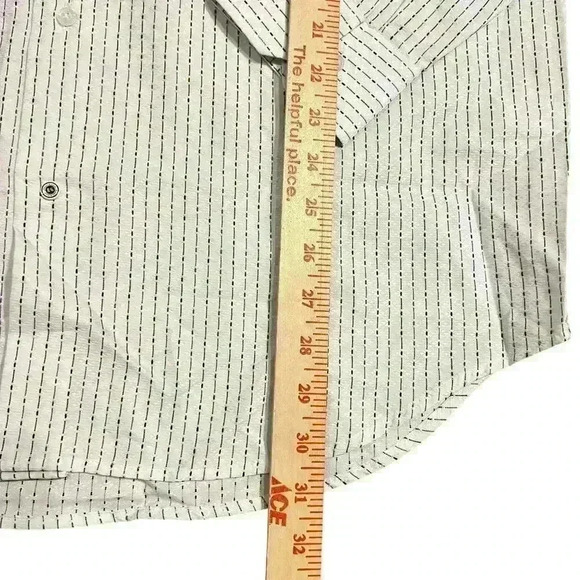 Robert Graham Men’s Button Down Flip Cuff Dress Shirt Size 41/16 M-L Preppy - Picture 5 of 9